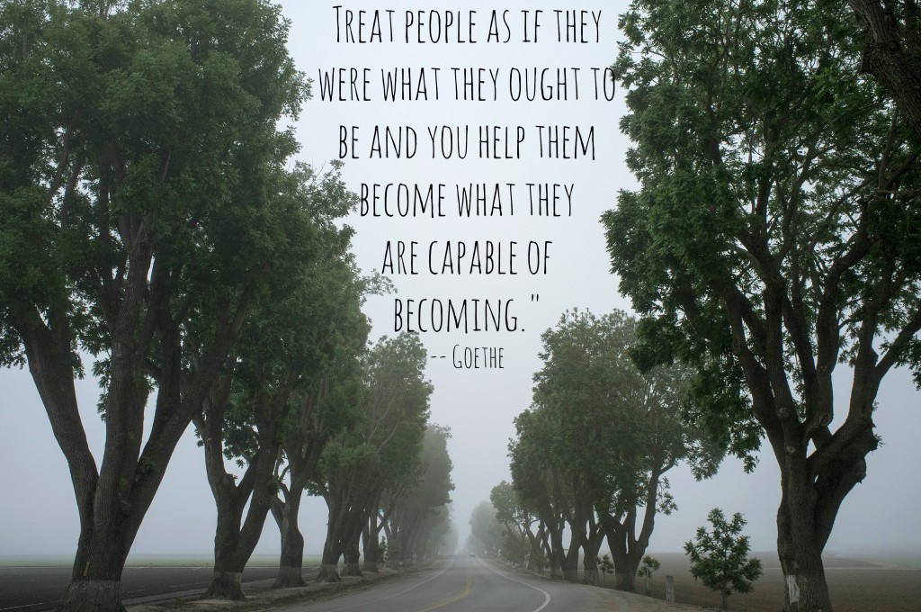 treat people as if
