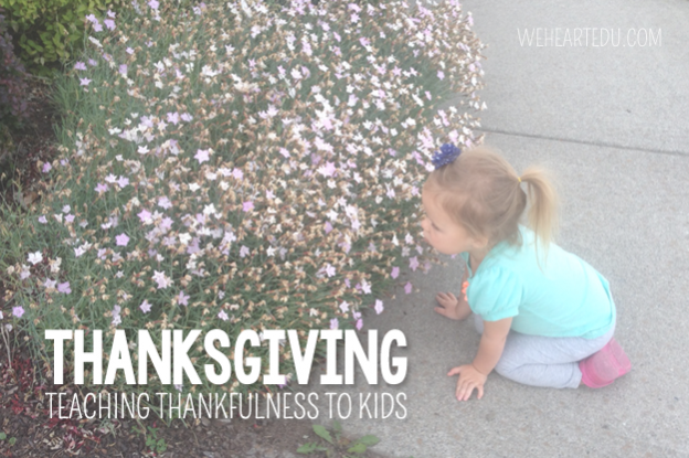 teaching kids thankfulness